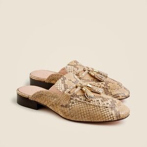 J Crew Tassel Mule Loafers